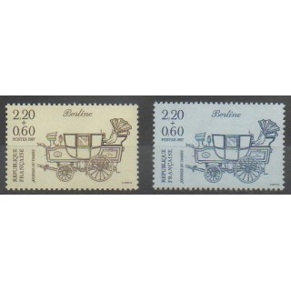 Stamps - France - Poste - 1987 - Nb 2468/2469 - Transport