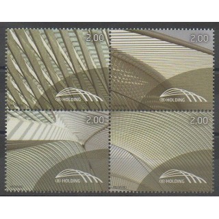 Stamps - Belgium - 2009 - Nb CP 533/536 - Trains