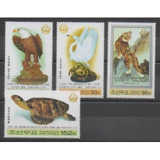 Timbres - Corée du Nord - 2010 - No 3888/3891 - Art