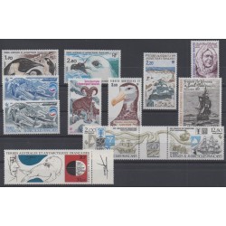Stamps - French Southern and Antarctic Territories - Complete year - 1985 - Nb 109/114 et PA86/PA91