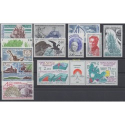 Stamps - French Southern and Antarctic Territories - Complete year - 1988 - Nb 130/139 et PA100/PA102
