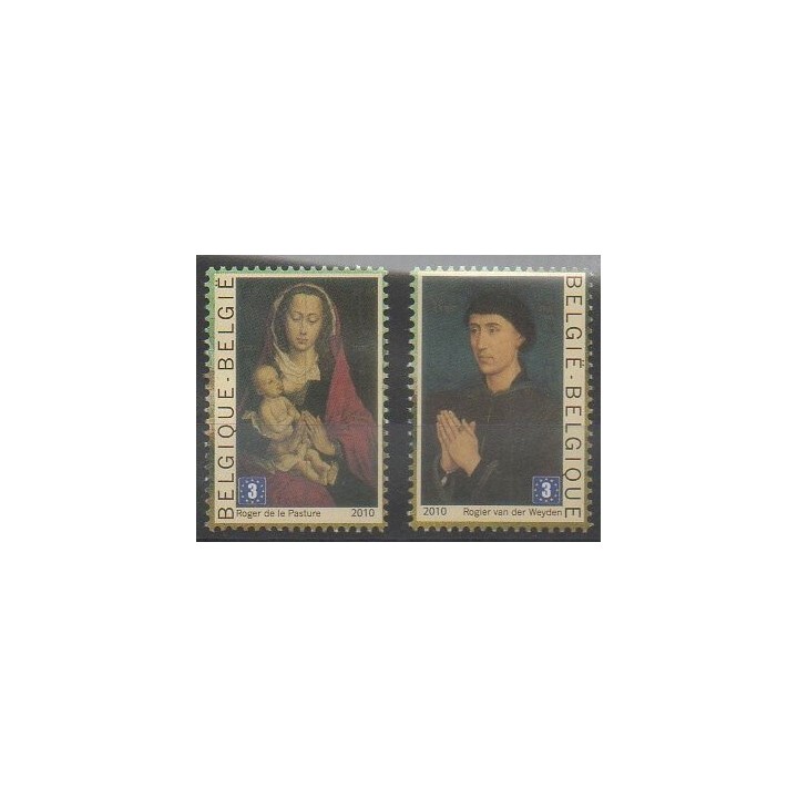 Stamps - Belgium - 2010 - Nb 4066/4067 - Paintings