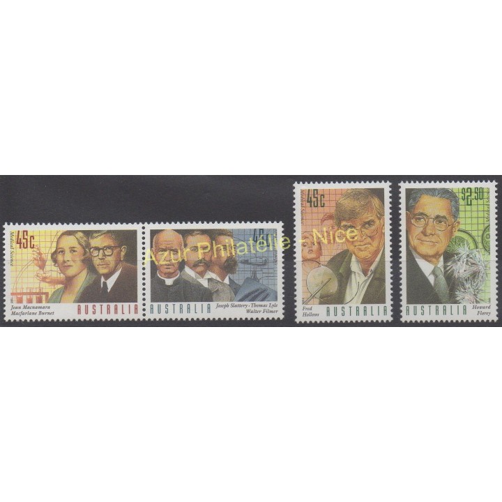 Stamps - Theme celebrities - Australia - 1995 - Nb 1462/1465