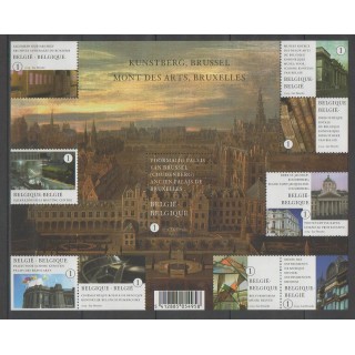 Timbres - Belgique - 2009 - No 3921/3930 - Monuments