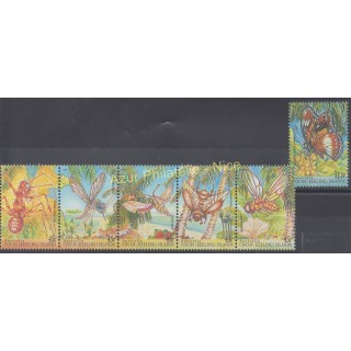 Timbres - Thème insectes - Cocos (Iles) - 1995 - No 315/320