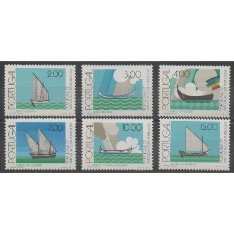Portugal - 1977 - Nb 1358/1363 - Boats - Philately