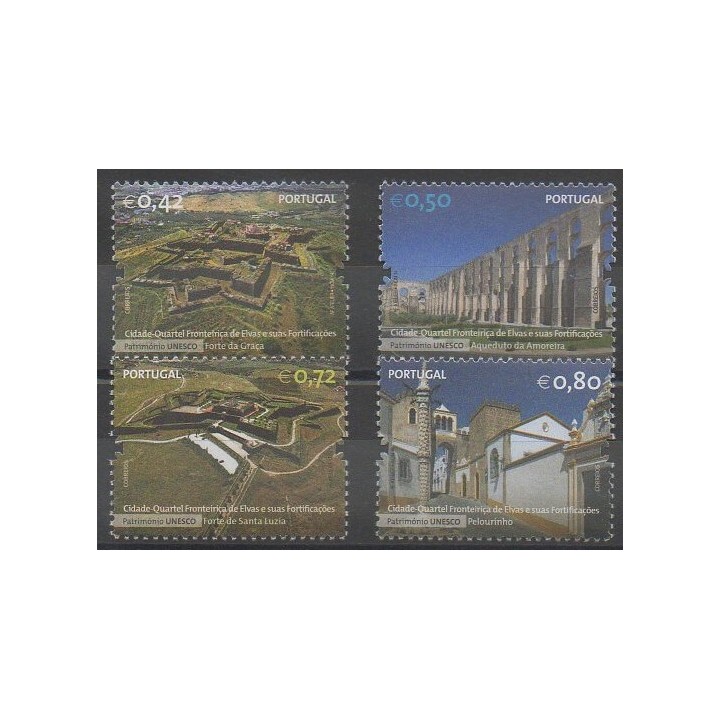 Timbres - Portugal - 2014 - No 3931/3934 - Monuments