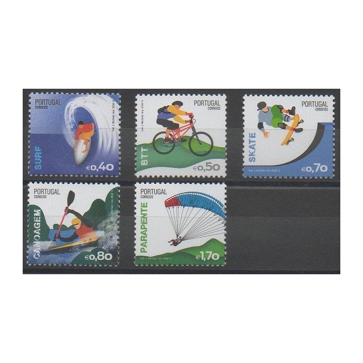 Stamps - Portugal - 2014 - Nb 3880/3884 - Various sports