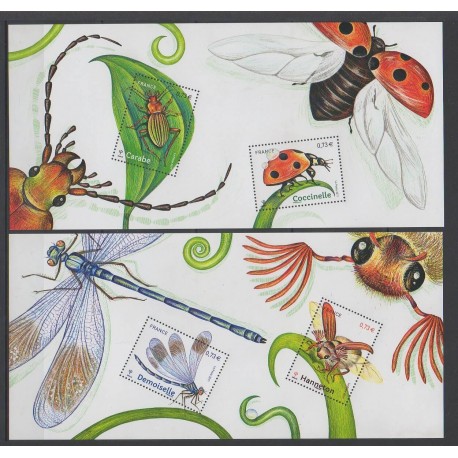 France - Souvenir sheets - 2017 - Nb BS134 - Insects