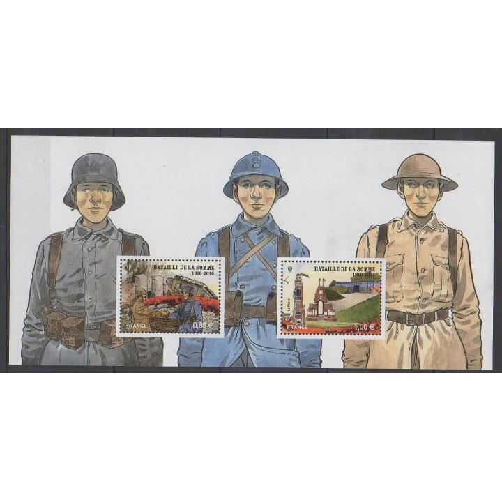 Timbres - France - Bloc souvenir - 2016 - No BS 128 - Première Guerre Mondiale