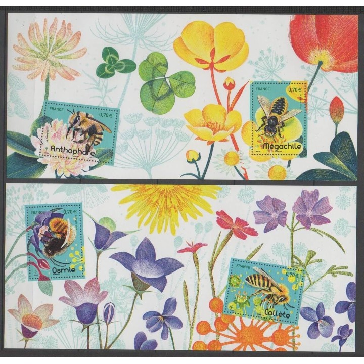 Timbres - France - Bloc souvenir - 2016 - No BS 125 - Insectes