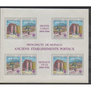 Stamps - Monaco - Blocks and sheets - 1990 - Nb BF49 - Postal Service - Europa