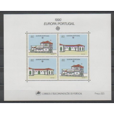 Portugal - 1990 - Nb BF72 - Postal Service - Europa