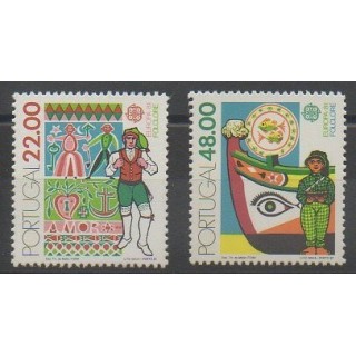 Timbres - Portugal - 1981 - No 1509/1510 - Europa