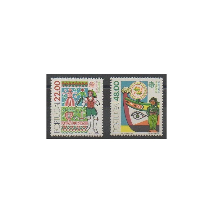 Stamps - Portugal - 1981 - Nb 1509/1510 - Europa