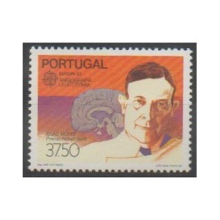 Timbres - Portugal - 1983 - No 1580 - Santé ou Croix-Rouge - Célébrités - Europa