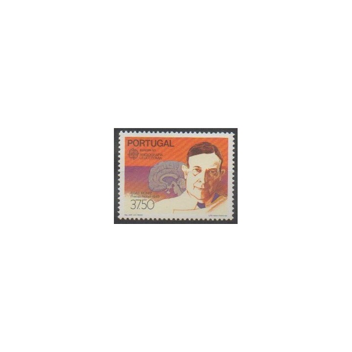Timbres - Portugal - 1983 - No 1580 - Santé ou Croix-Rouge - Célébrités - Europa