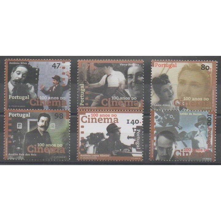 Timbres - Portugal - 1996 - No 2112/2117 - Cinéma