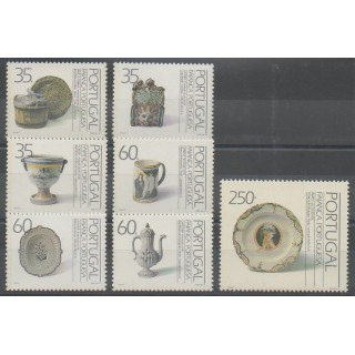 Timbres - Portugal - 1991 - No 1826/1832 - Art