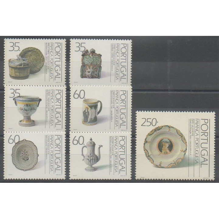 Stamps - Portugal - 1991 - Nb 1826/1832 - Art