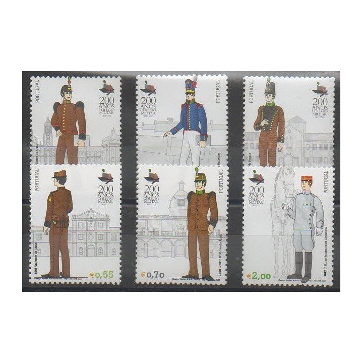 Stamps - Portugal - 2003 - Nb 2613/2618 - Costumes Uniforms