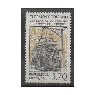 Timbres - France - Poste - 1989 - No 2608 - Transports