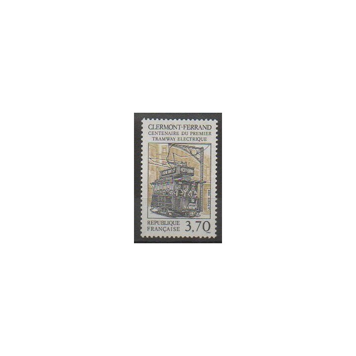 Timbres - France - Poste - 1989 - No 2608 - Transports
