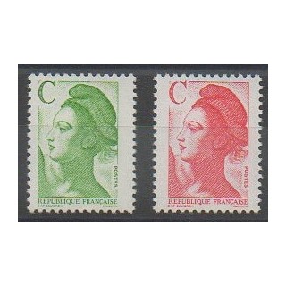 Timbres - France - Poste - 1990 - No 2615/2616