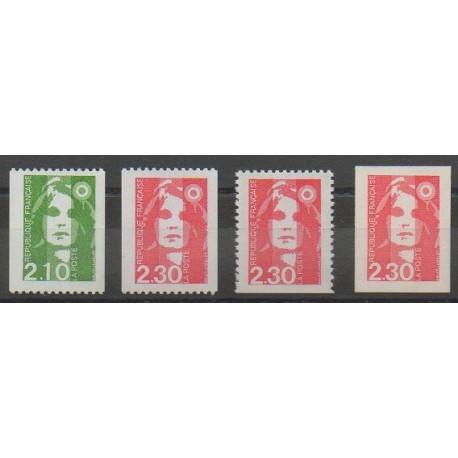 France - Poste - 1990 - No 2627/2630