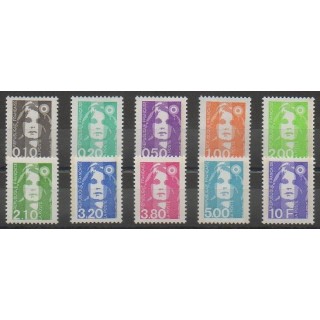 Timbres - France - Poste - 1990 - No 2617/2626