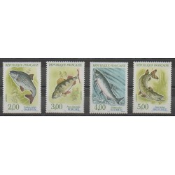 France - Poste - 1990 - No 2663/2666 - Animaux marins