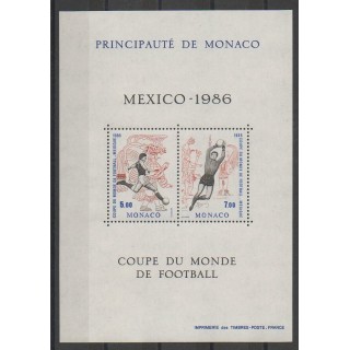 Timbres - Monaco - Blocs et feuillets - 1986 - No BF35 - Coupe du monde de football