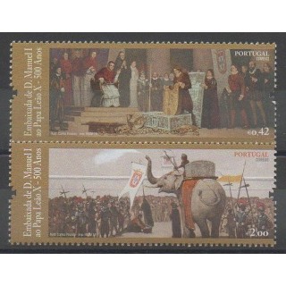 Timbres - Portugal - 2014 - No 3947/3948 - Papauté