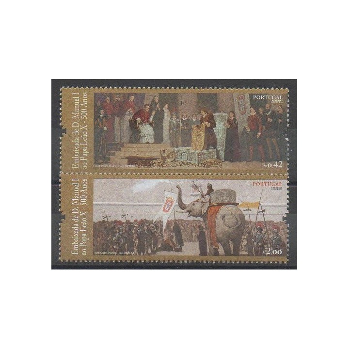 Timbres - Portugal - 2014 - No 3947/3948 - Papauté