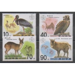 CdN - 2001 - No 3117/3120 - Oiseaux - Mammifères