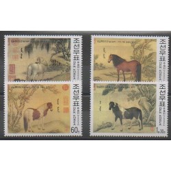 CdN - 2002 - No 3135/3138 - Chevaux