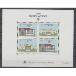 Portugal (Azores) - 1990 - Nb BF11 - Postal Service - Europa