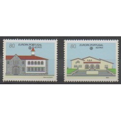 Portugal (Azores) - 1990 - Nb 399/400 - Postal Service - Europa