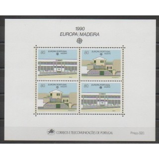 Stamps - Portugal (Madeira) - 1990 - Nb BF11 - Postal Service - Europa