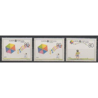 Stamps - Portugal (Madeira) - 1989 - Nb 131/133 - Childhood - Europa