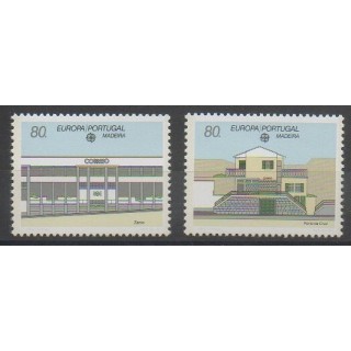 Timbres - Portugal (Madère) - 1990 - No 140/141 - Service postal - Europa