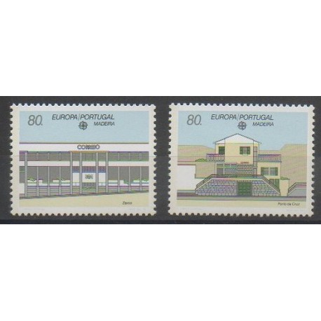 Portugal (Madère) - 1990 - No 140/141 - Service postal - Europa