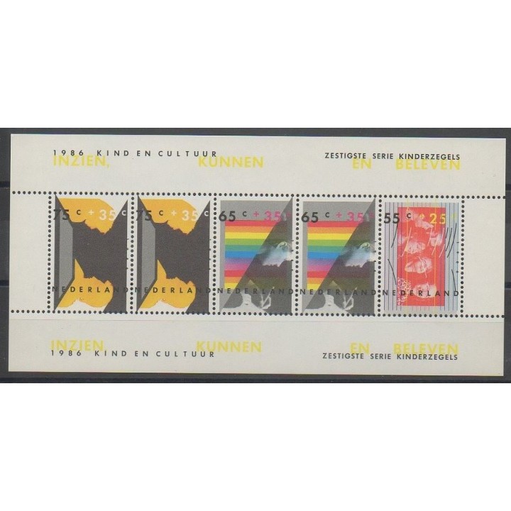 Timbres - Pays-Bas - 1986 - No BF29 - Enfance