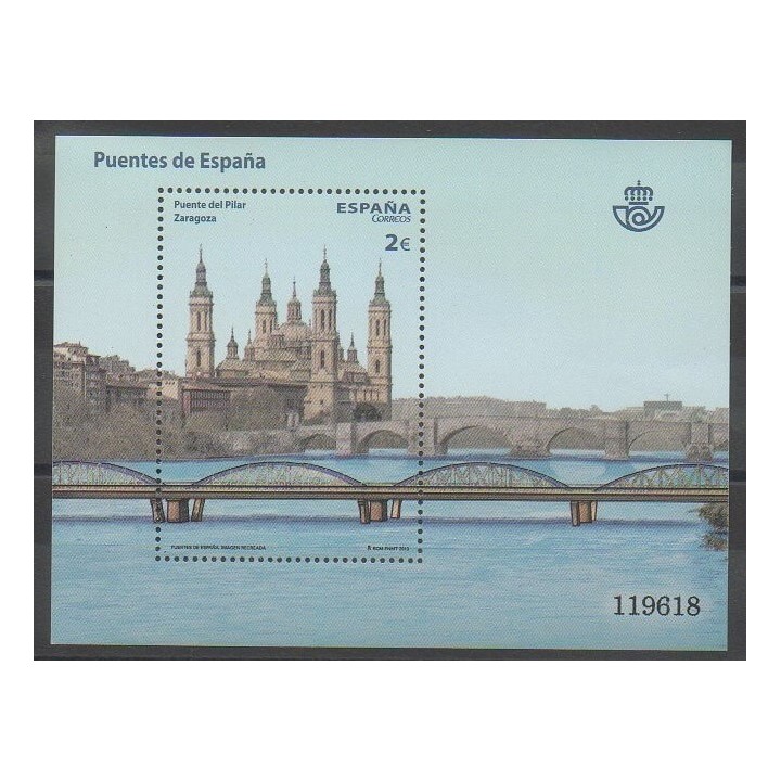 Timbres - Espagne - 2013 - No F4523 - Ponts
