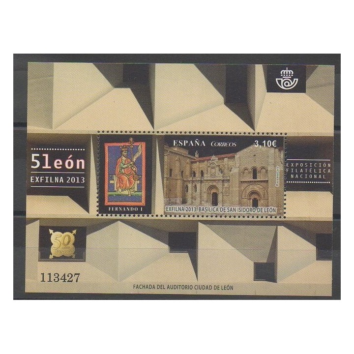 Timbres - Espagne - 2013 - No F4519 - Églises - Exposition