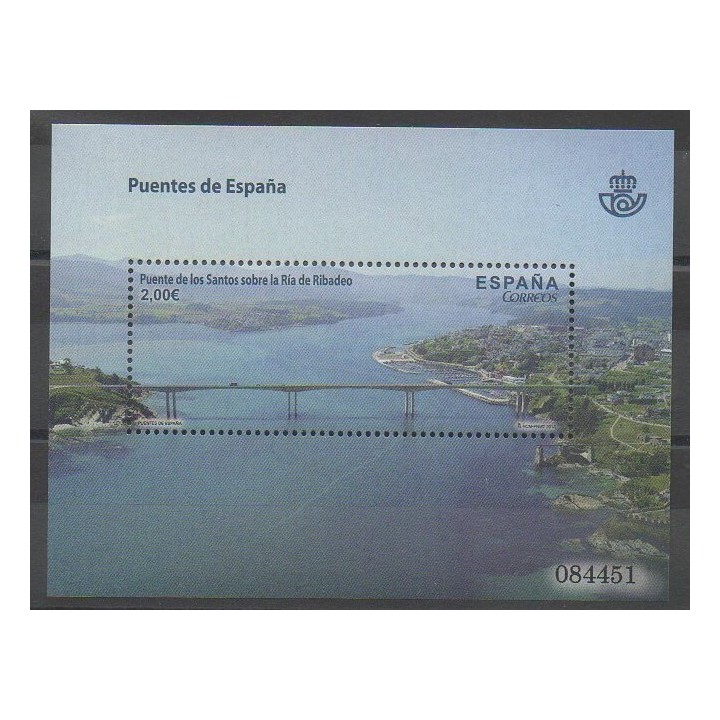 Stamps - Spain - 2013 - Nb F4490 - Bridges