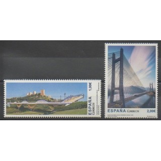 Stamps - Spain - 2013 - Nb 4520/4521 - Bridges