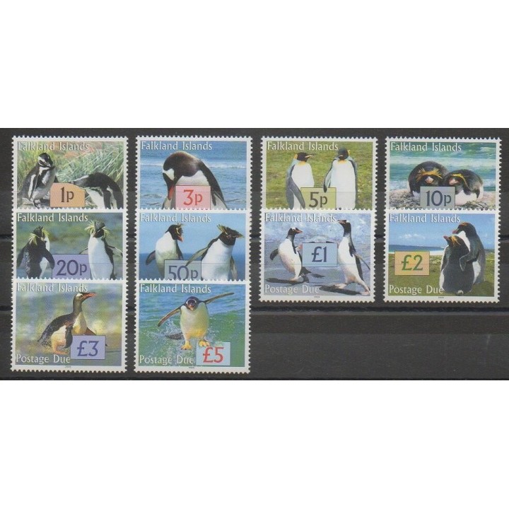 Timbres - Falkland - 2005 - No T9/T18 - Oiseaux