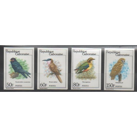 Gabon - 1980 - Nb 442/445ND - Birds