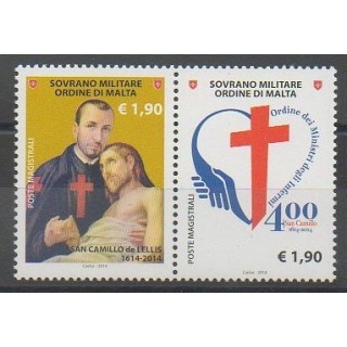 Timbres - Ordre de Malte - 2014 - No 1203/1204 - Religion